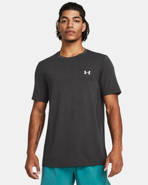 Męska koszulka z krótkimi rękawami UA Vanish Seamless, Gray, pdpMainDesktop image number 0